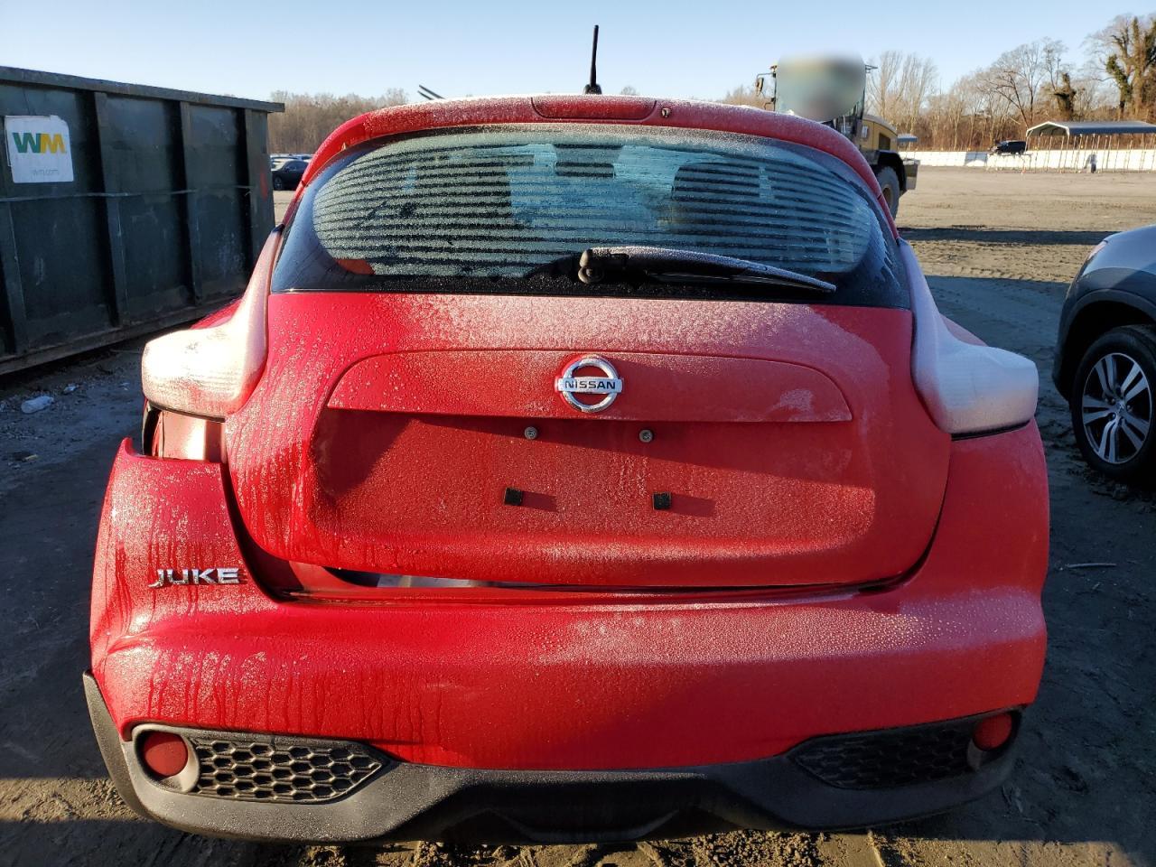 2015 Nissan Juke VIN JN8AF5MR4FT505513 Copart auction photo, rear end damage thumbnail 6