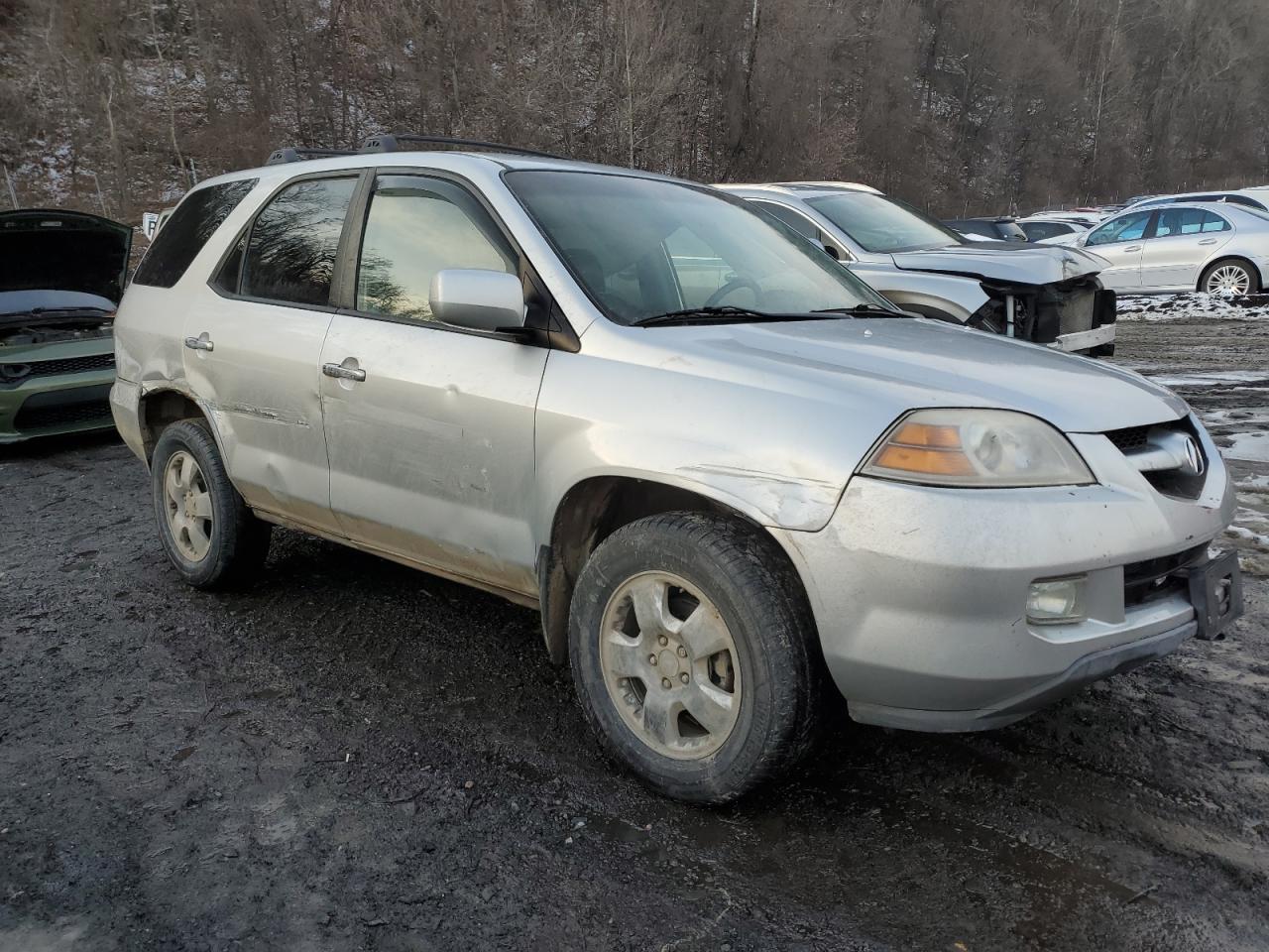 2006 Acura MDX VIN 2HNYD18266H535898 Copart auction photo, all over damage thumbnail 4
