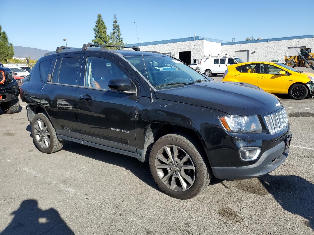 2016 Jeep Compass VIN 1C4NJCEA2GD561891 Copart auction photo, all over damage thumbnail 4