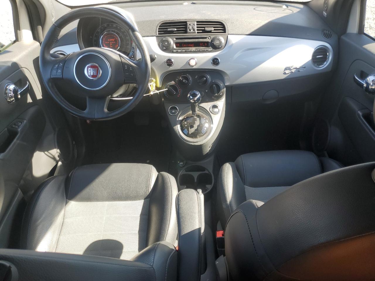 2012 Fiat 500 VIN 3C3CFFBR3CT381316 Copart auction photo, front end damage thumbnail 8