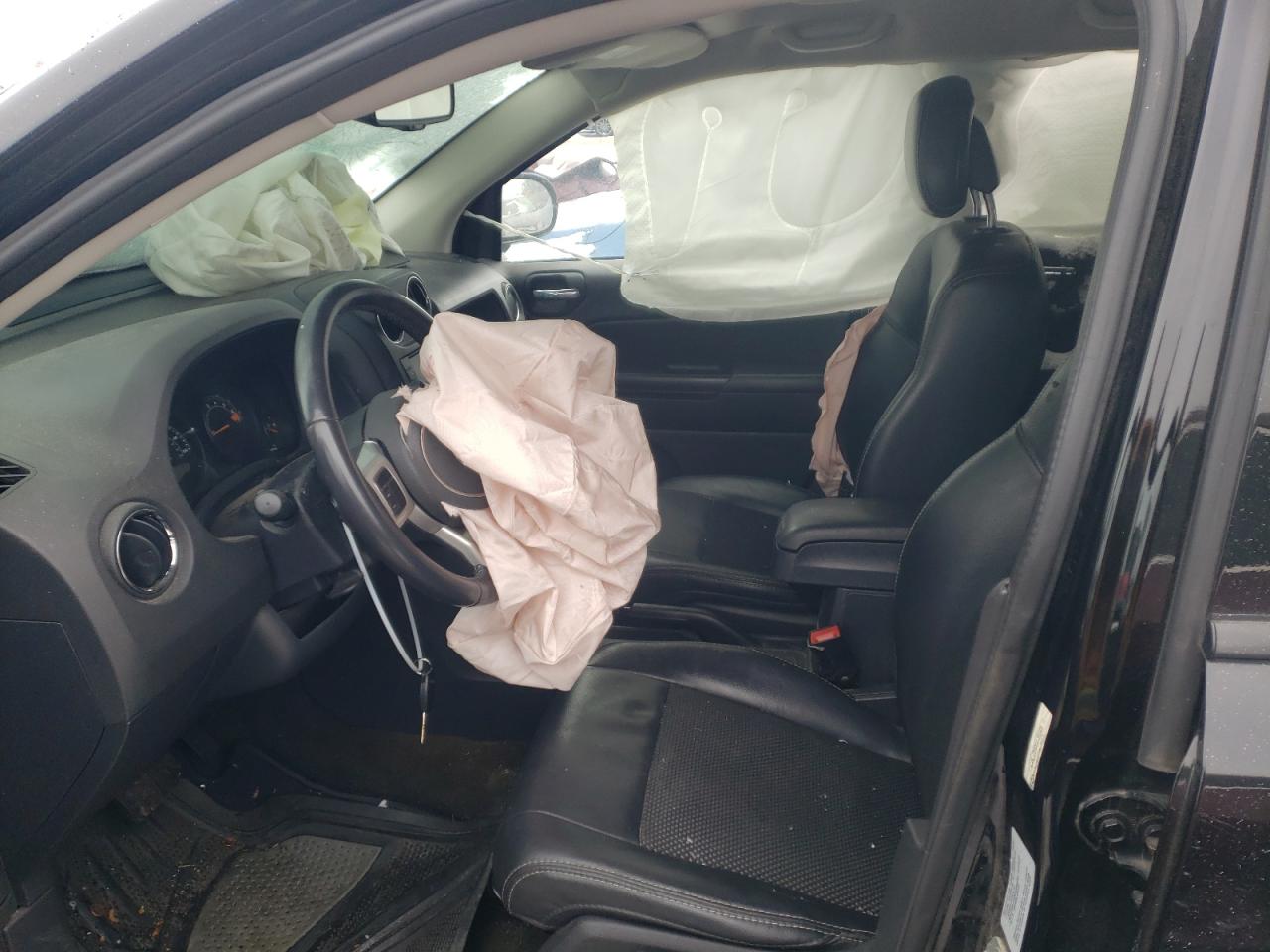 2016 Jeep Compass VIN 1C4NJCBA0GD700906 Copart auction photo, front end / side damage thumbnail 7