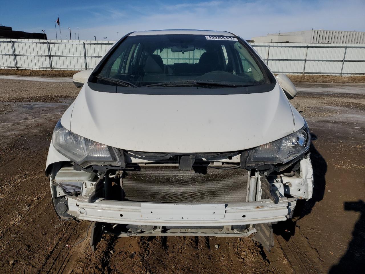 2015 Honda Fit VIN 3HGGK5H83FM740309 Copart auction photo, all over / undercarriage damage thumbnail 5