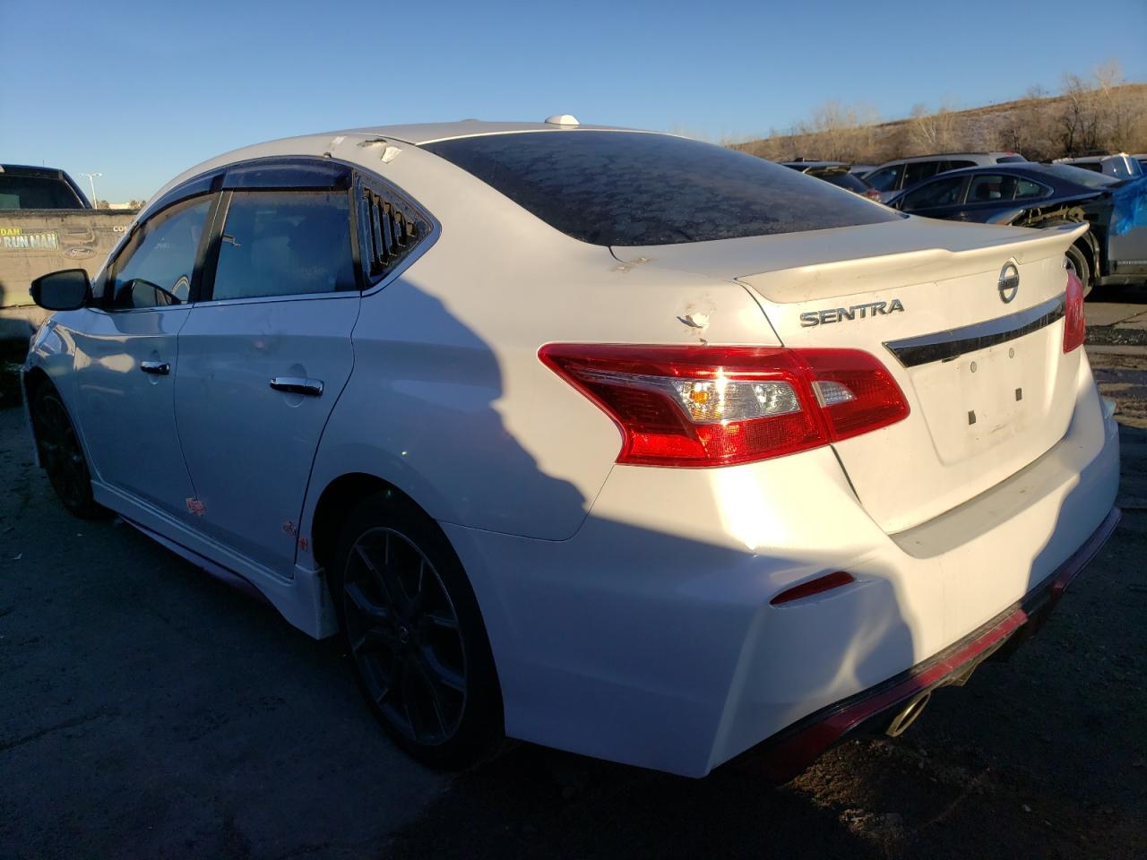 2017 Nissan Sentra VIN 3N1CB7AP1HY250590 Copart auction photo, vandalism / hail damage thumbnail 2