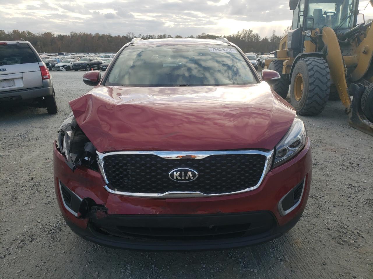 2017 KIA Sorento VIN 5XYPG4A52HG305744 Copart auction photo, front end / side damage thumbnail 5