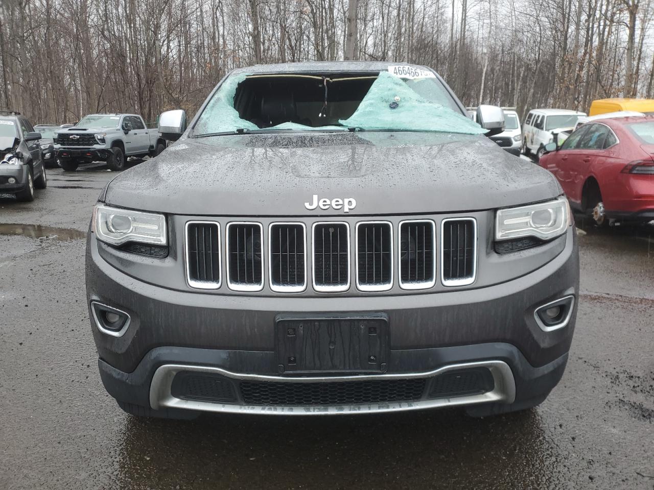 2014 Jeep Grand Cherokee VIN 1C4RJFBT4EC186890 Copart auction photo, top/roof / minor dent/scratches damage thumbnail 5