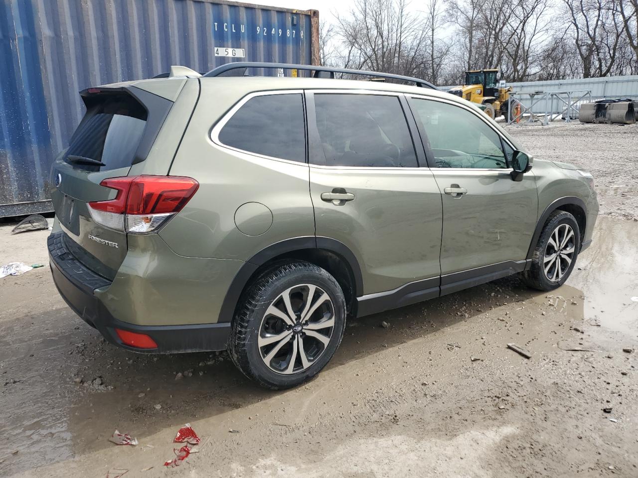 2019 Subaru Forester VIN JF2SKASC3KH405999 Copart auction photo, front end / side damage thumbnail 3