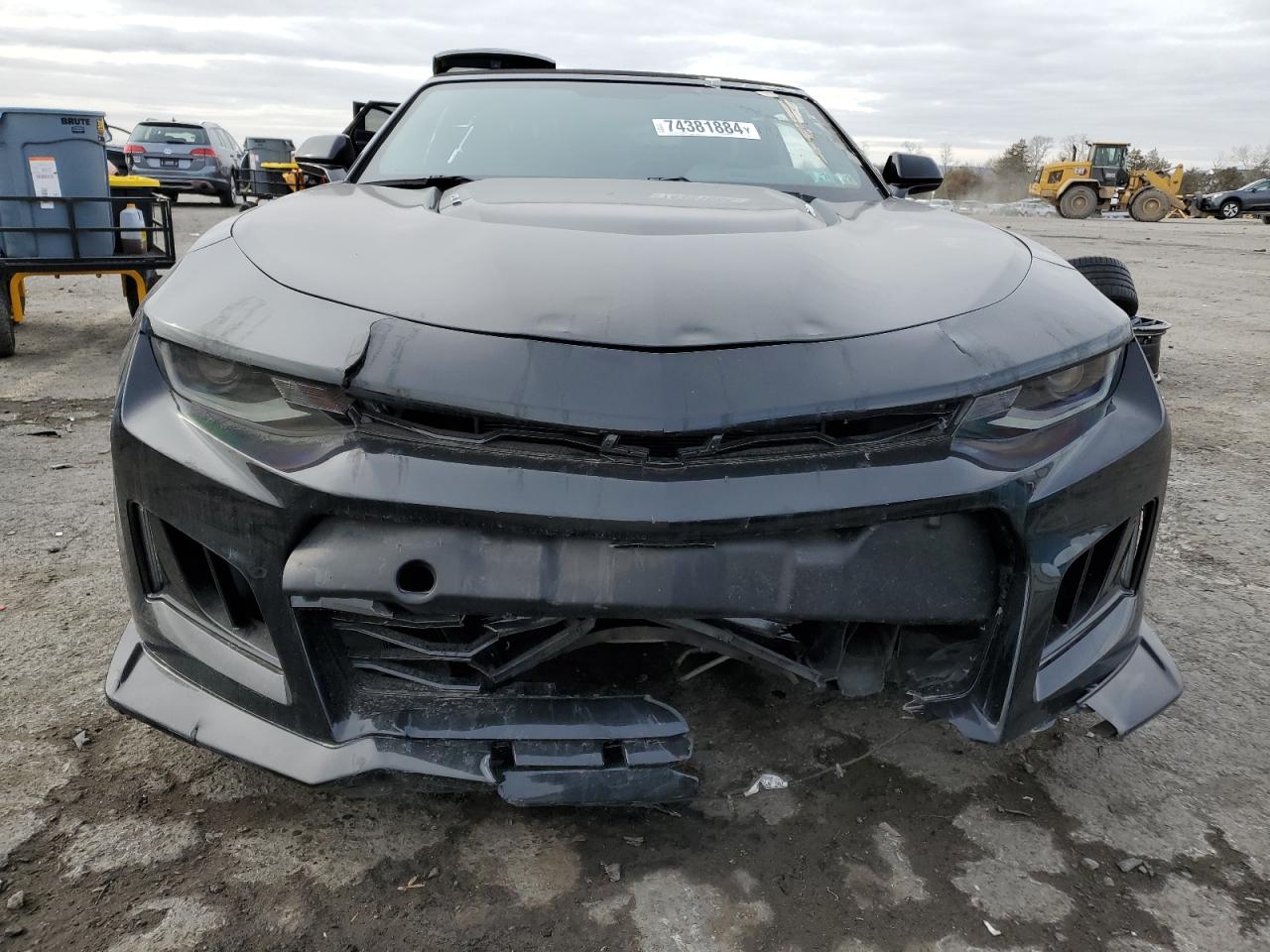 2020 Chevrolet Camaro VIN 1G1FK3D63L0103303 Copart auction photo, undercarriage / front end damage thumbnail 5