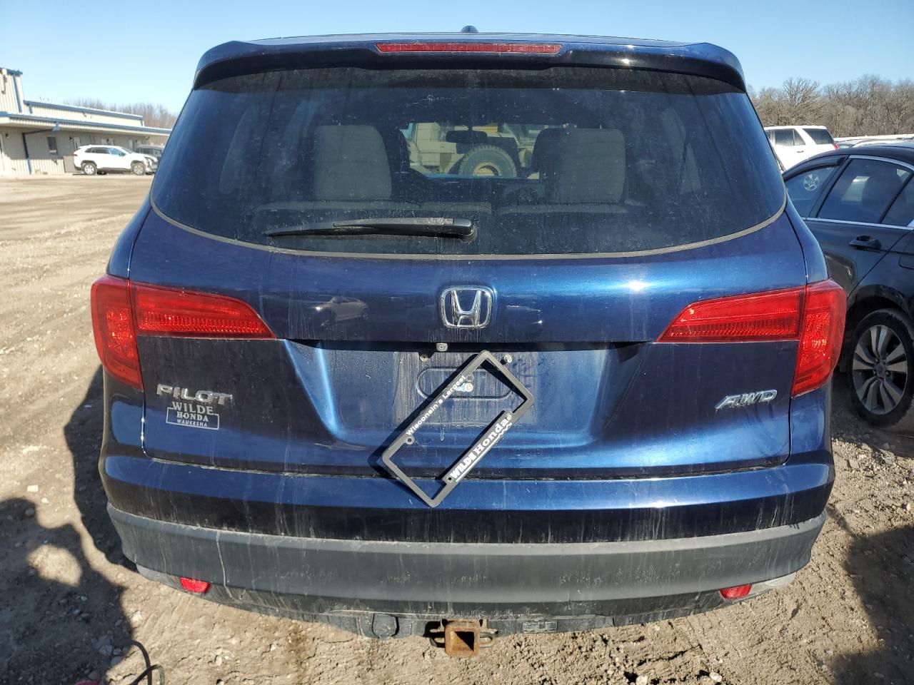 2017 Honda Pilot VIN 5FNYF6H75HB006153 Copart auction photo, front end damage thumbnail 6