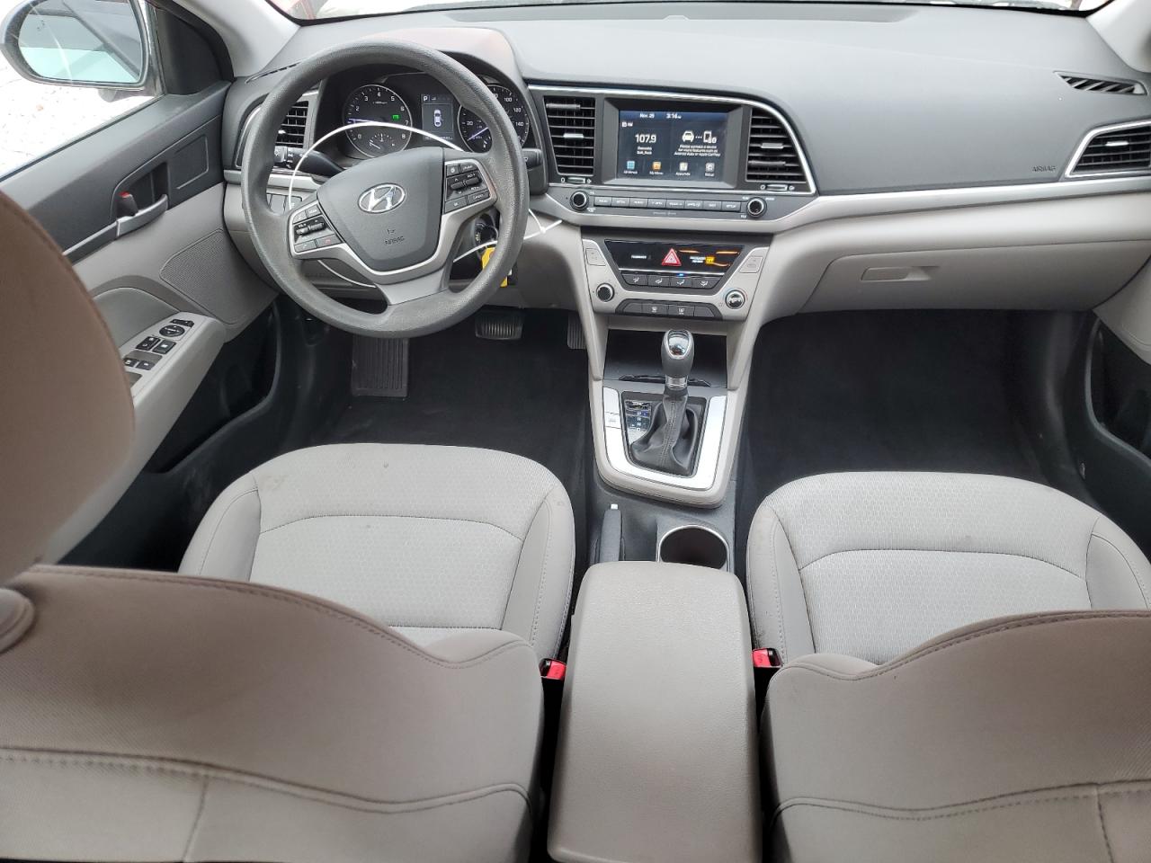 2018 Hyundai Elantra VIN 5NPD84LF1JH282638 Copart auction photo, front end / side damage thumbnail 8