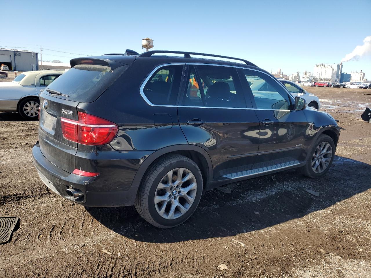 2013 BMW X5 VIN 5UXZV4C52D0E03718 Copart auction photo, front end / side damage thumbnail 3