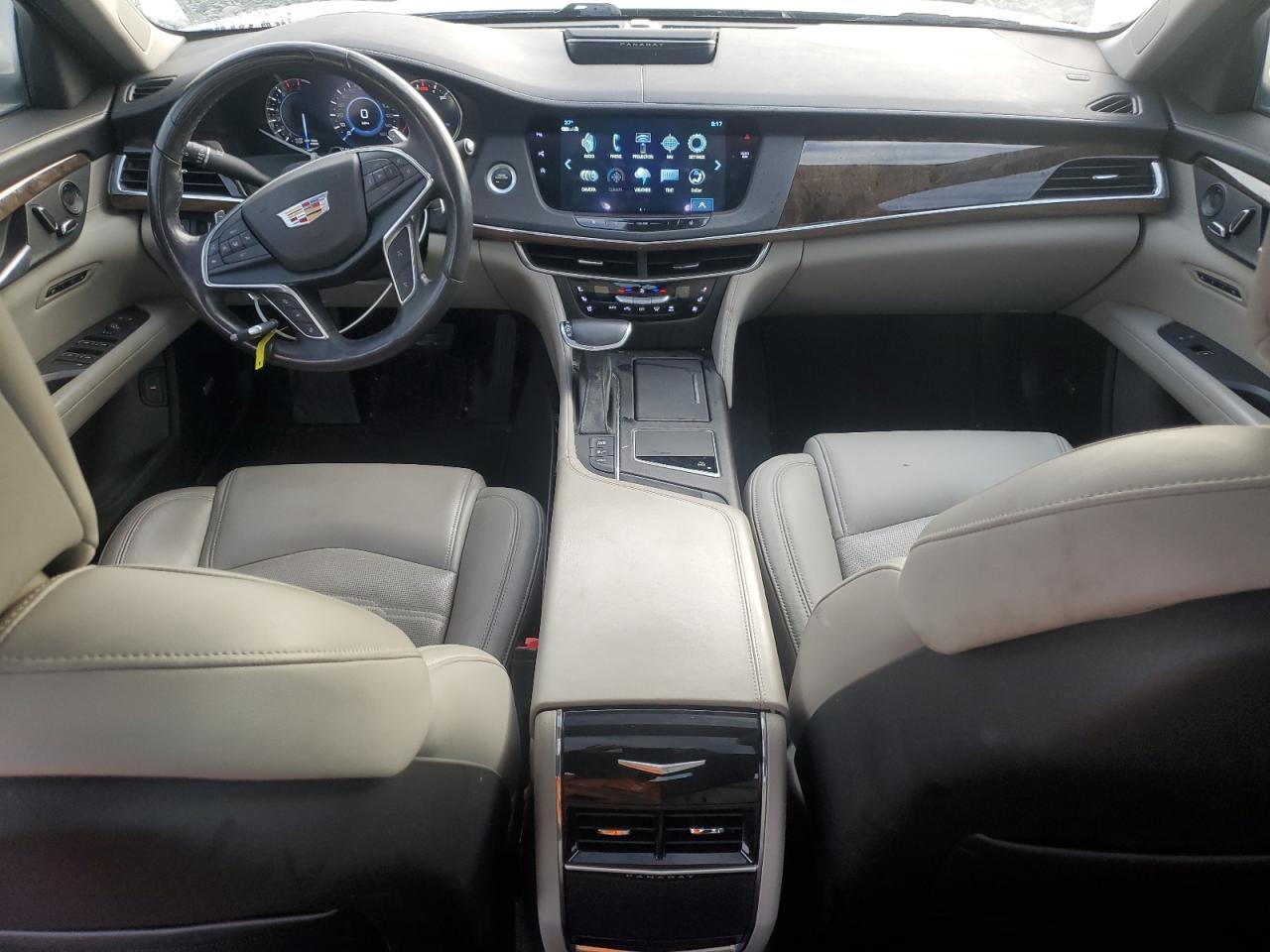 2018 Cadillac CT6 VIN 1G6KG5RS2JU145818 Copart auction photo, side / rear end damage thumbnail 8