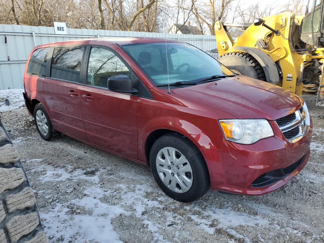 2016 Dodge Caravan VIN 2C4RDGBG8GR220064 Copart auction photo, rear end damage thumbnail 4