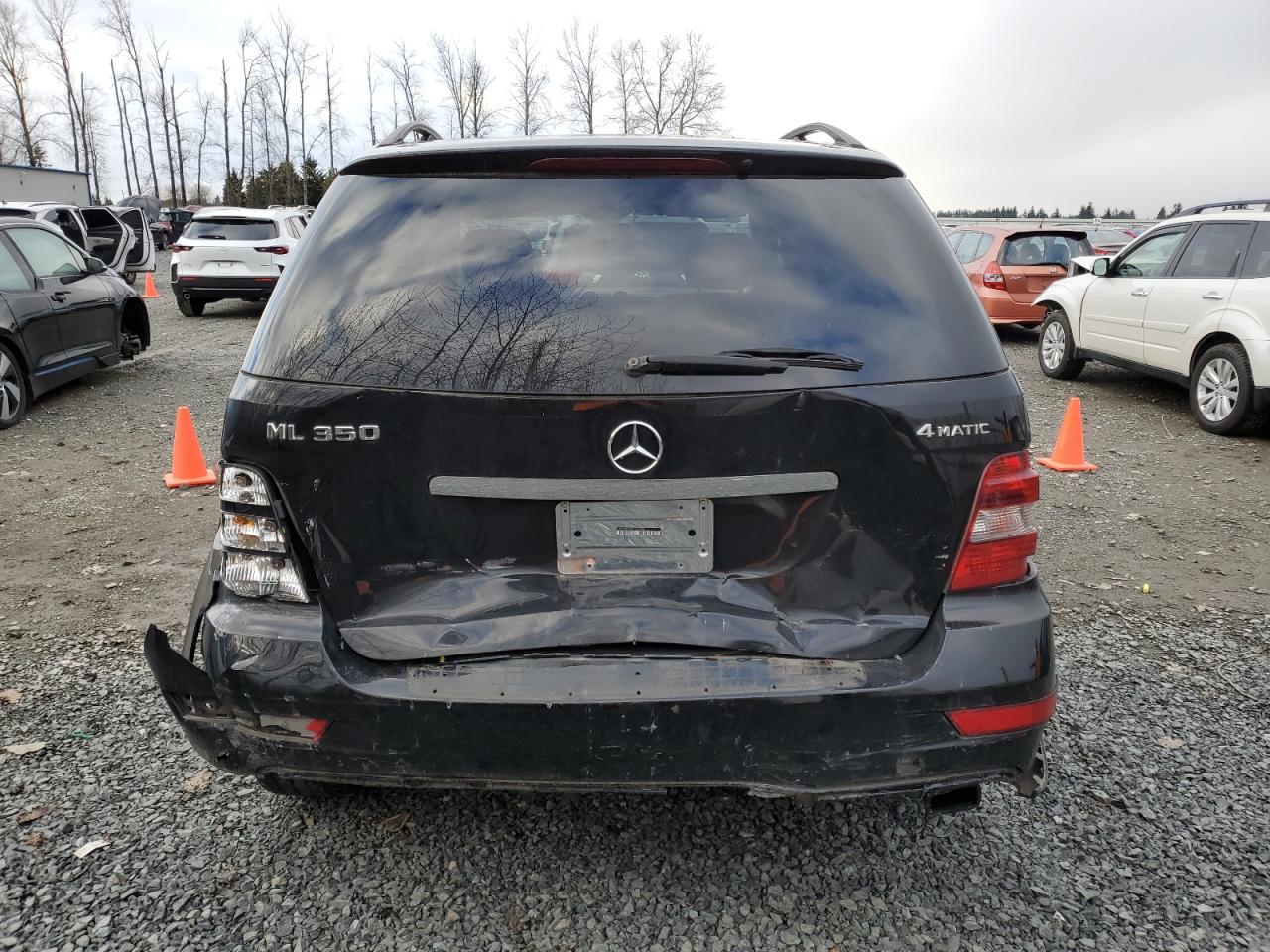2009 Mercedes-Benz M-klasse VIN 4JGBB86EX9A514588 Copart auction photo, rear end damage thumbnail 6