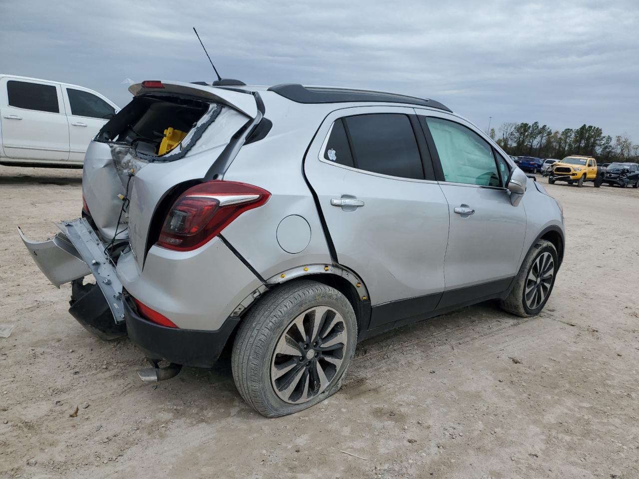 2018 Buick Encore VIN KL4CJGSB5JB548299 Copart auction photo, side / rear end damage thumbnail 3