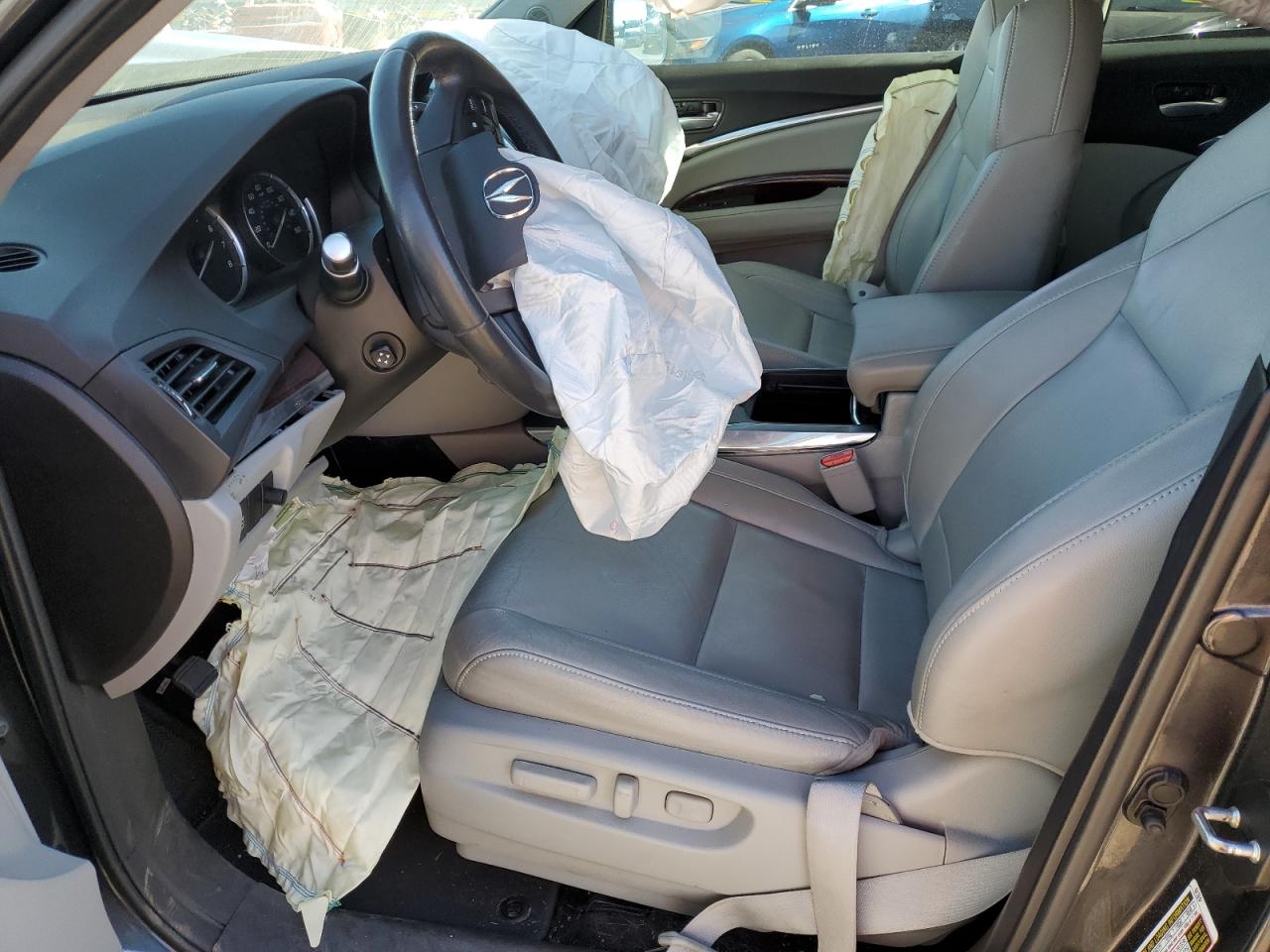 2016 Acura MDX VIN 5FRYD3H29GB009661 Copart auction photo, front end / frame damage damage thumbnail 7
