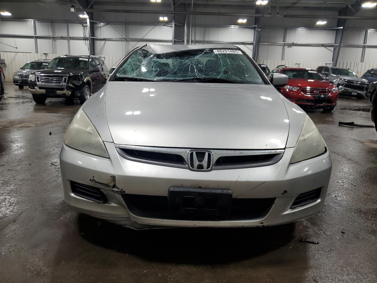 2007 Honda Accord VIN 3HGCM56487G707279 Copart auction photo, rollover damage thumbnail 5