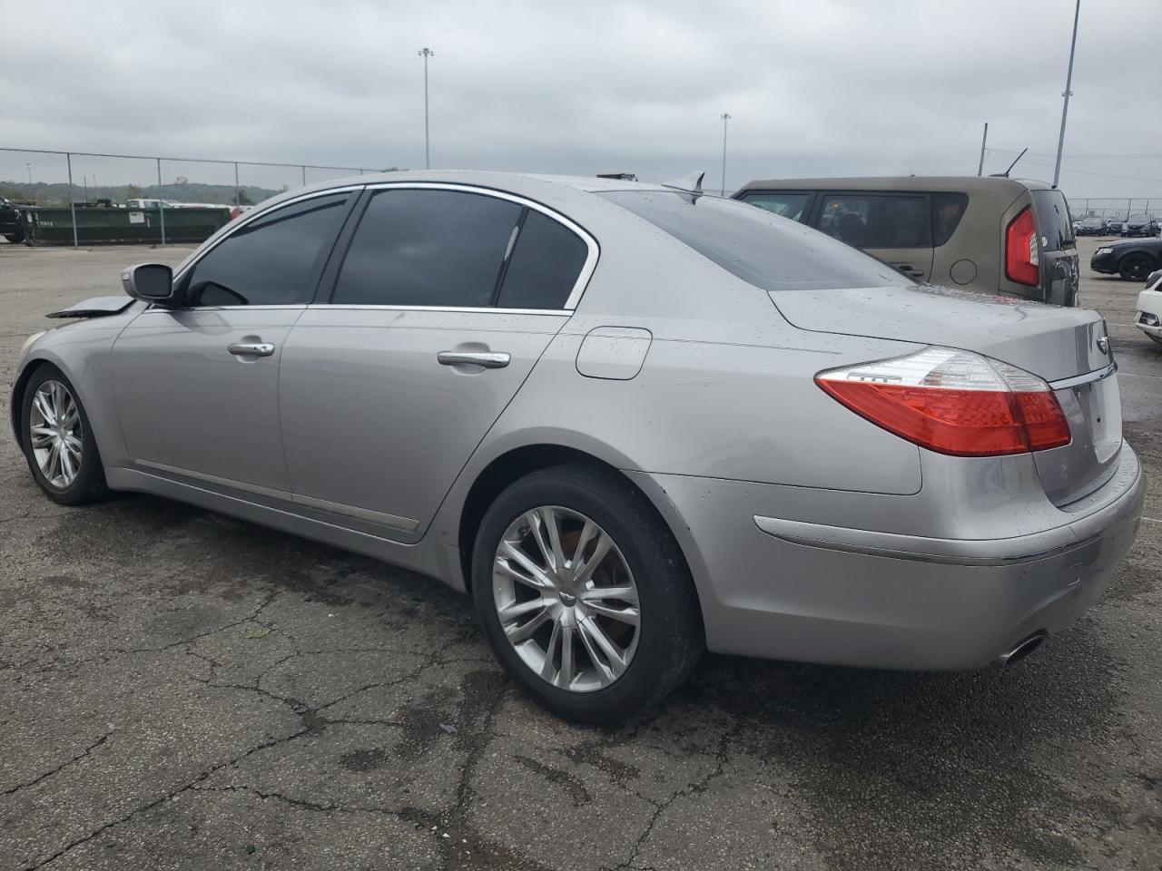 2011 Hyundai Genesis VIN KMHGC4DF4BU115882 Copart auction photo, front end / undercarriage damage thumbnail 2