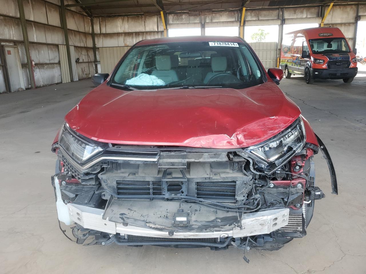 2022 Honda CR-V VIN 5J6RT6H50NL004003 Copart auction photo, front end damage thumbnail 5