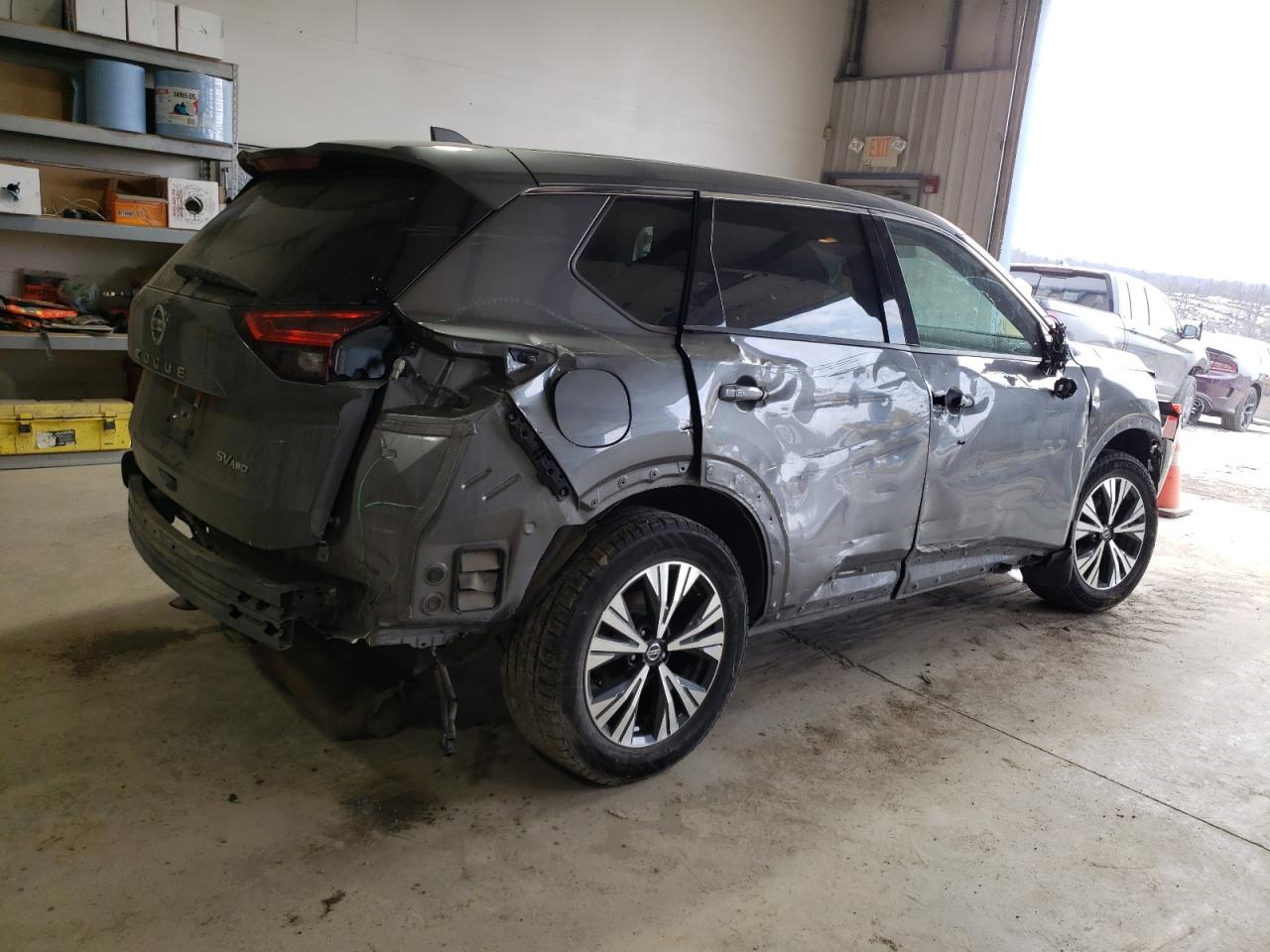 2021 Nissan Rogue VIN 5N1AT3BB1MC694063 Copart auction photo, all over damage thumbnail 3