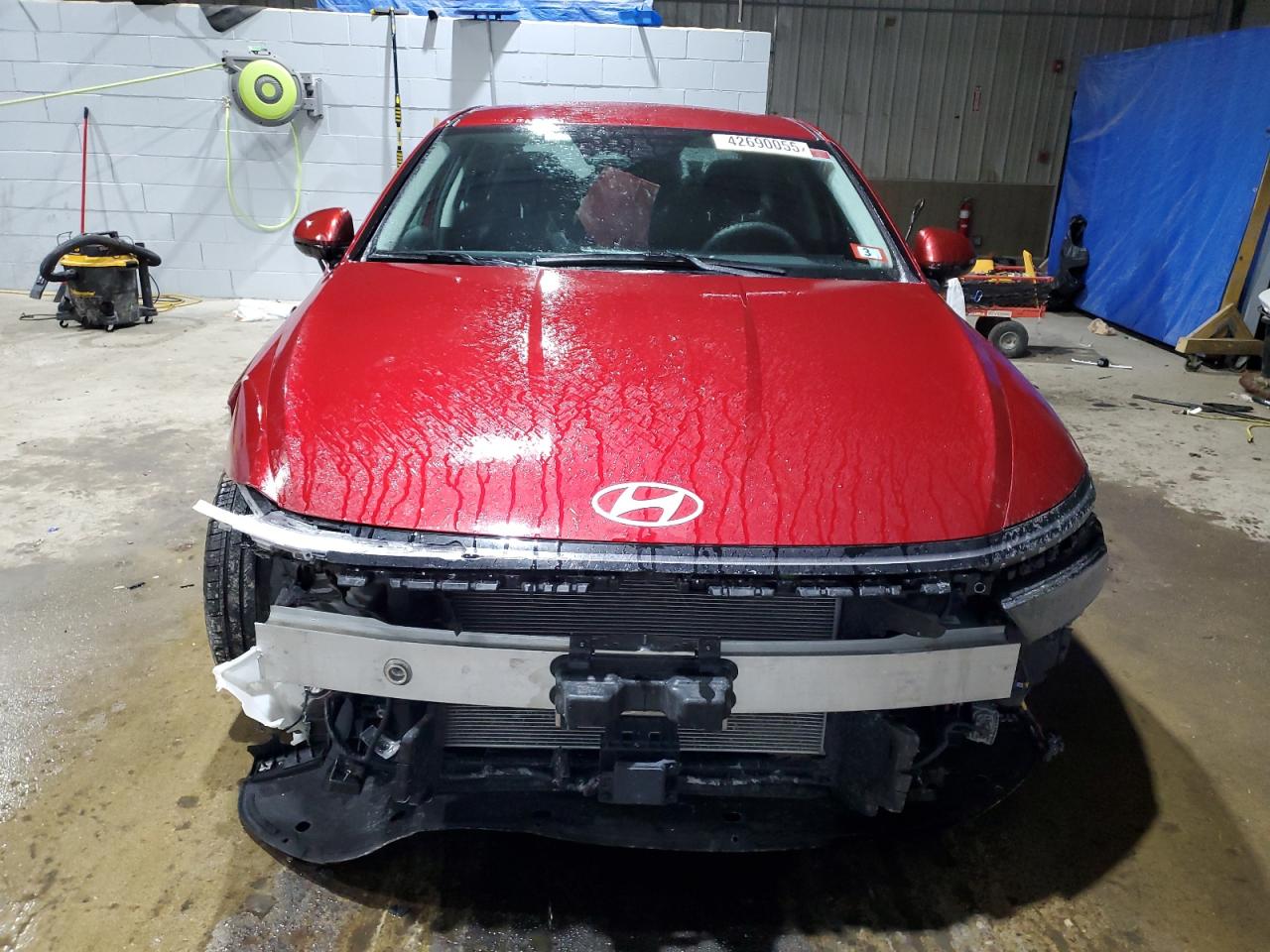2024 Hyundai Sonata VIN KMHL64JA0RA356543 Copart auction photo, front end / side damage thumbnail 5