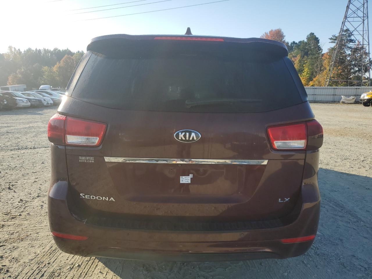 2016 KIA Sedona VIN KNDMB5C15G6091075 Copart auction photo, normal wear damage thumbnail 6