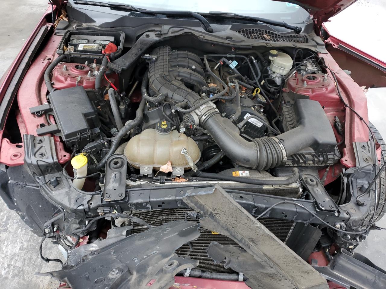 2017 Ford Mustang VIN 1FA6P8AM3H5320634 Copart auction photo, all over damage thumbnail 12