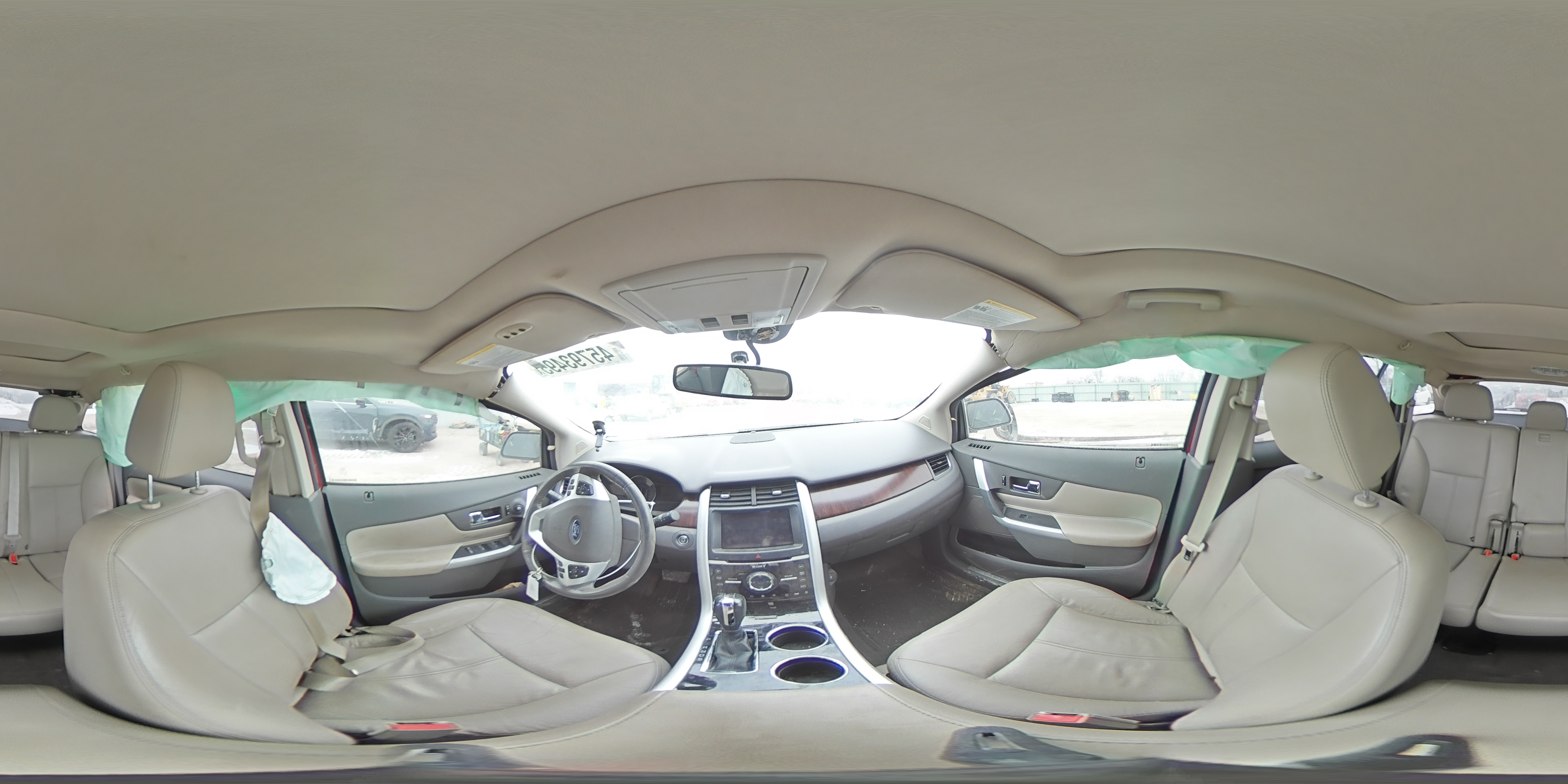 2013 Ford Edge VIN 2FMDK4KCXDBA09864 Copart auction photo, side damage thumbnail 14
