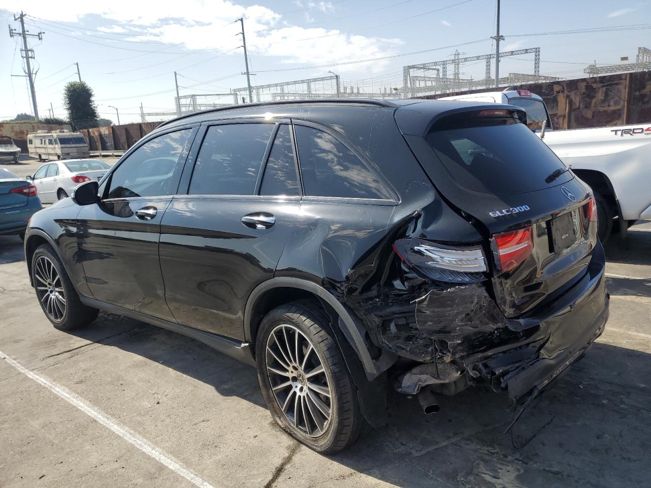 2018 Mercedes-Benz GLC VIN WDC0G4JB3JV054295 Copart auction photo, rear end damage thumbnail 2