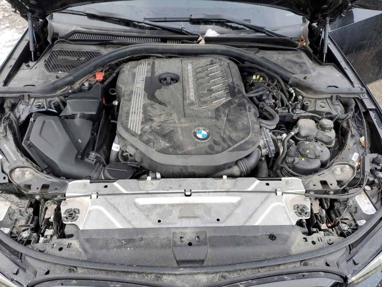 2023 BMW M3 VIN 3MW49FF03P8D13476 Copart auction photo, rear end / undercarriage damage thumbnail 11