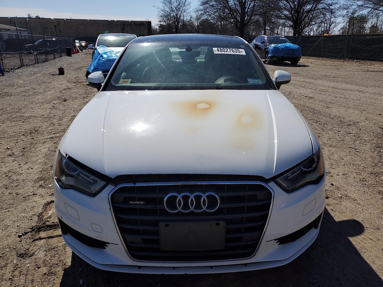 2016 Audi A3 VIN WAUE8GFF5G1081985 Copart auction photo, burn - engine / side damage thumbnail 5