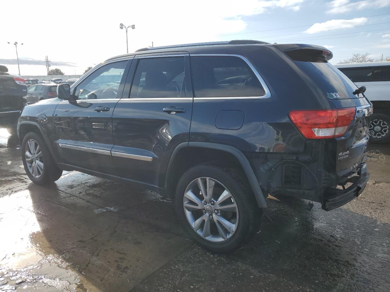 2013 Jeep Grand Cherokee VIN 1C4RJFAG0DC557675 Copart auction photo, hail / rear end damage thumbnail 2