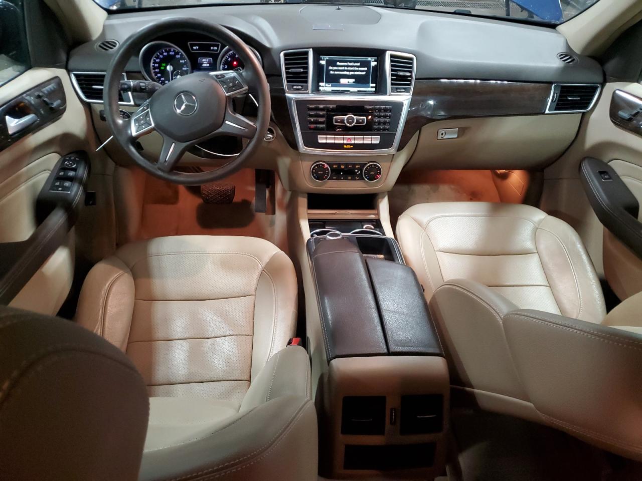 2015 Mercedes-Benz M-klasse VIN 4JGDA5HB7FA530739 Copart auction photo, side damage thumbnail 8