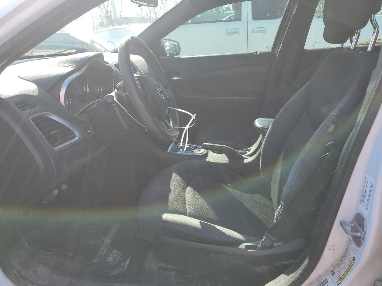 2014 Dodge Avenger VIN 1C3CDZAG5EN116598 Copart auction photo, front end damage thumbnail 7