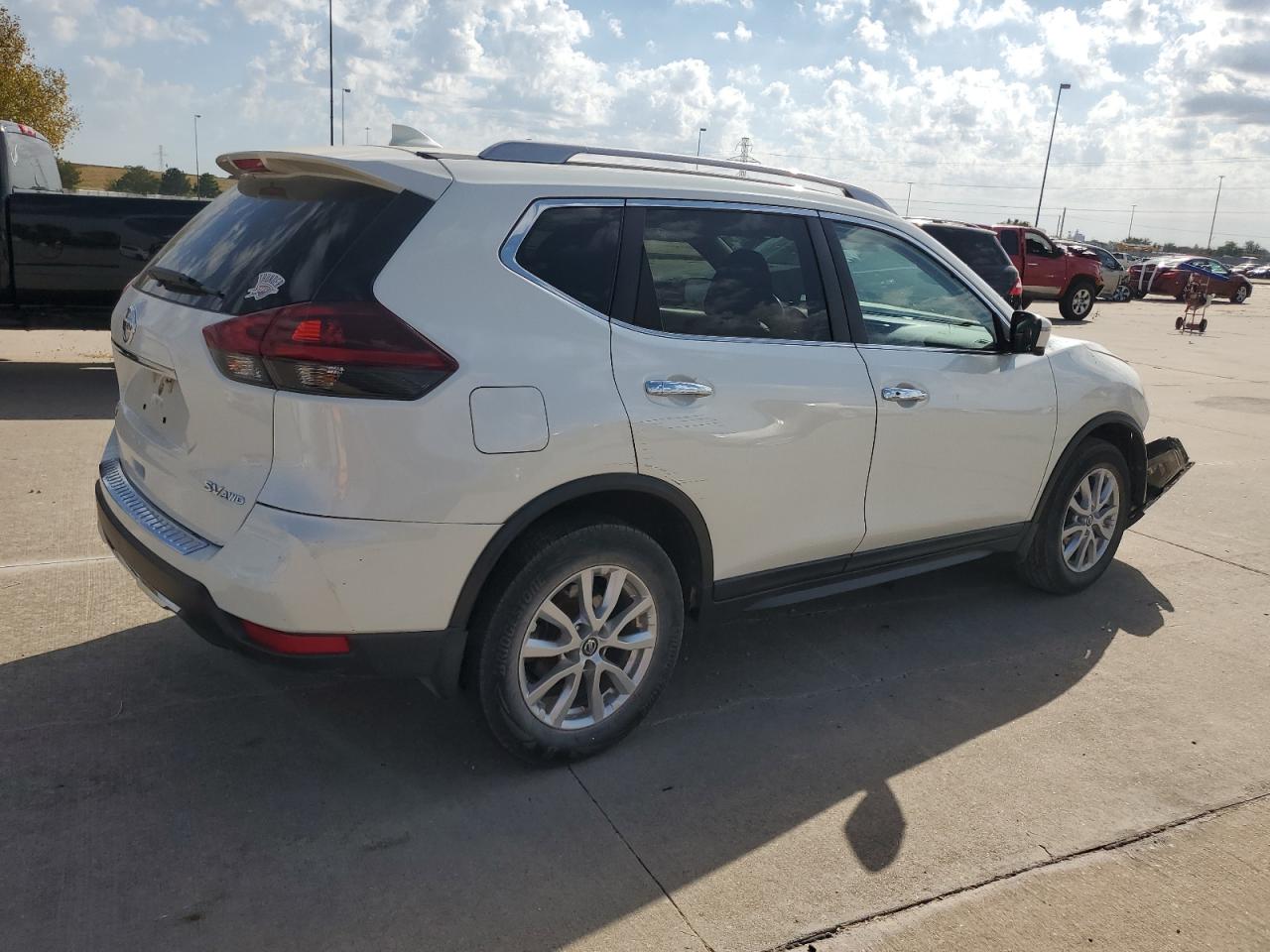2018 Nissan Rogue VIN 5N1AT2MV5JC838145 Copart auction photo, undercarriage / front end damage thumbnail 3