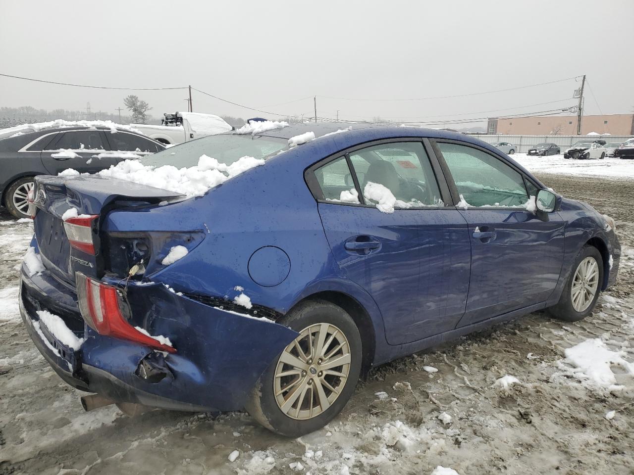 2018 Subaru Impreza VIN 4S3GKAB68J3600135 Copart auction photo, rear end damage thumbnail 3