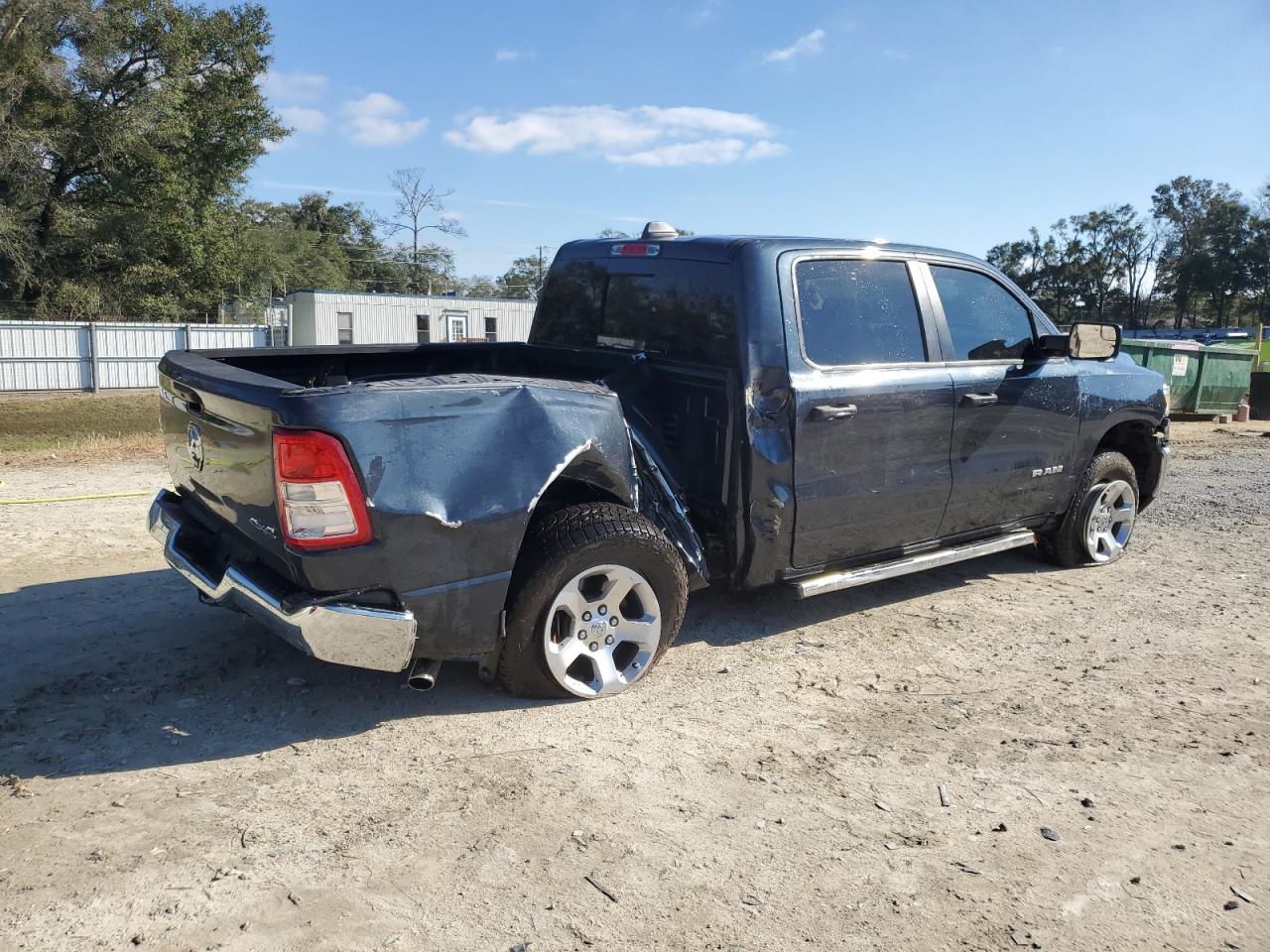 2019 RAM 1500 VIN 1C6SRFGT1KN625800 Copart auction photo, all over damage thumbnail 3