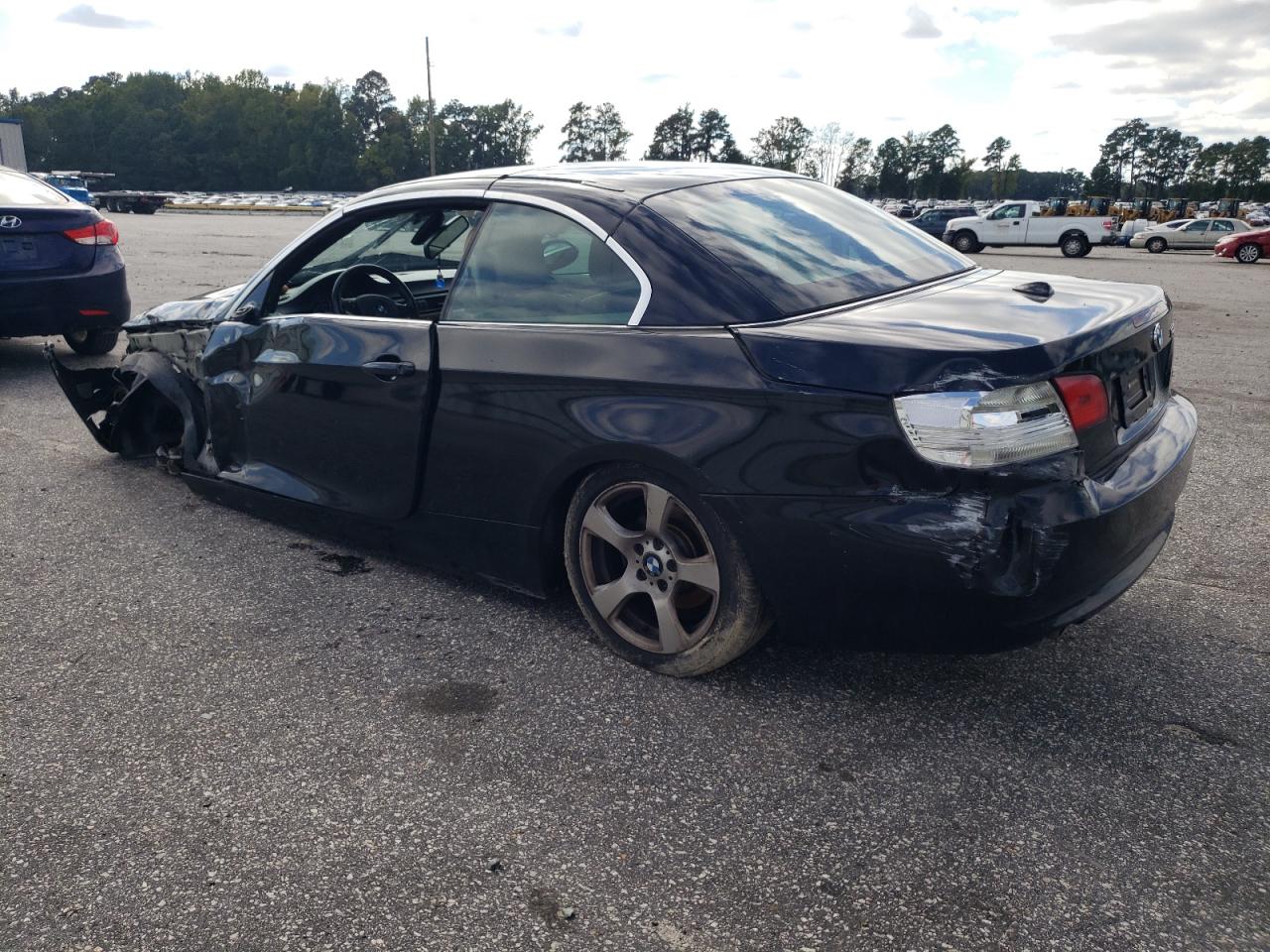 2009 BMW 3er VIN WBAWR33509P154573 Copart auction photo, front end / side damage thumbnail 2