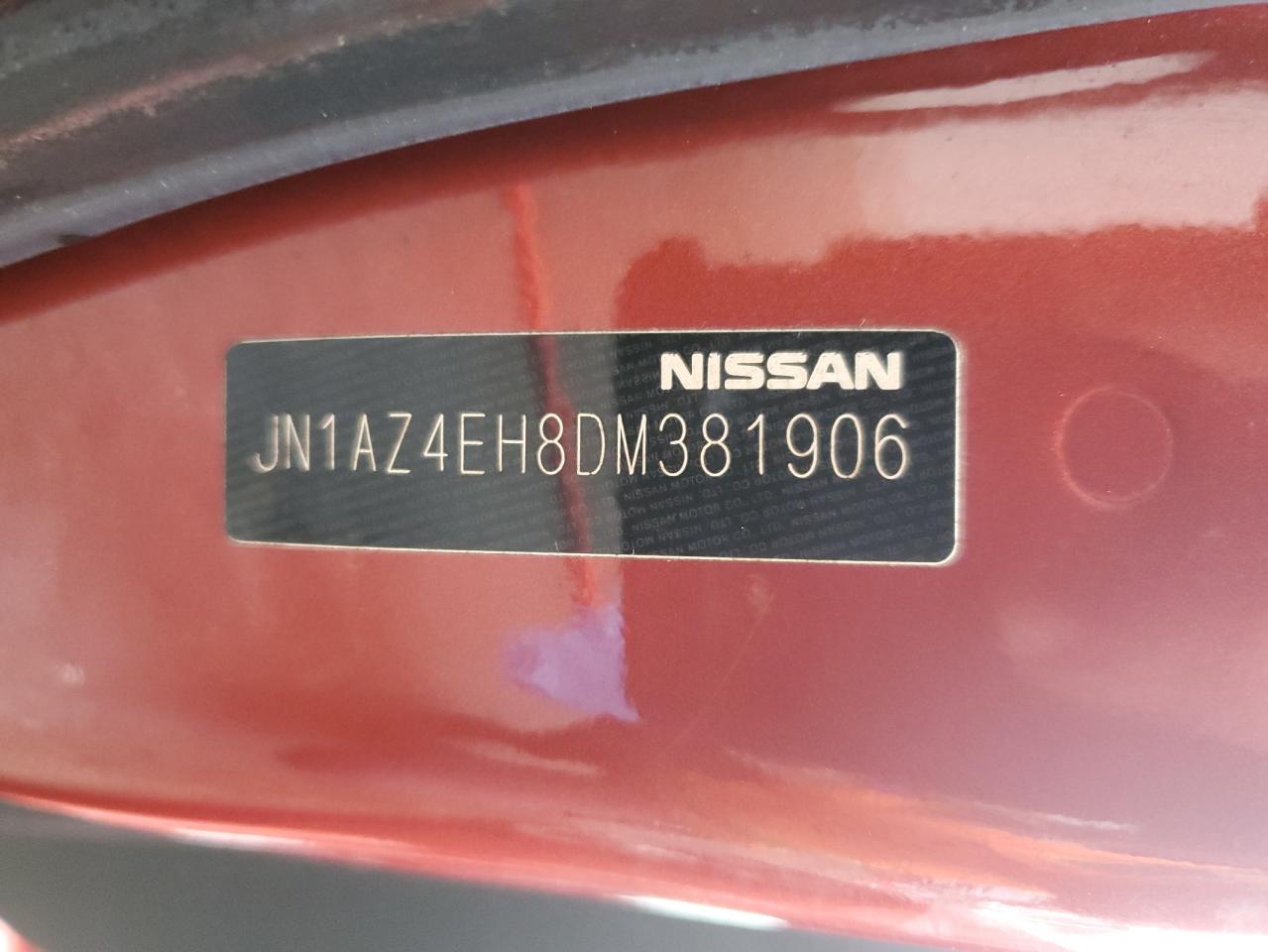 2013 Nissan 370Z VIN JN1AZ4EH8DM381906 Copart auction photo, front end damage thumbnail 13