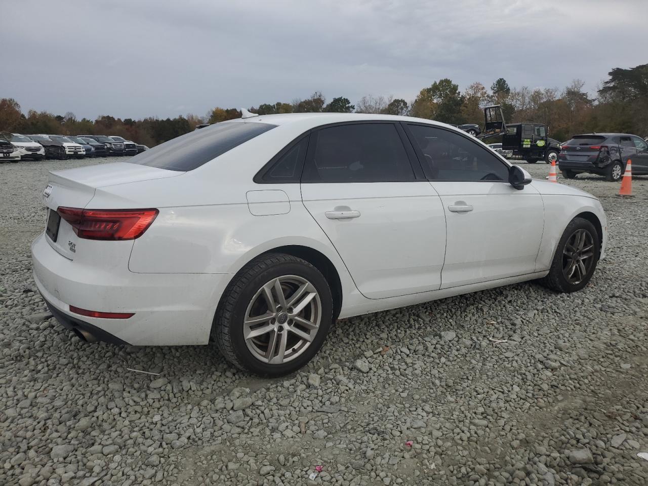 2017 Audi A4 VIN WAUGMAF45HN049161 Copart auction photo, front end / side damage thumbnail 3