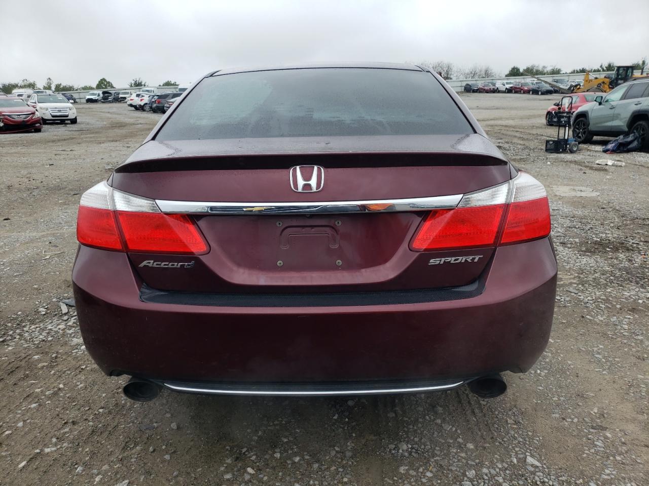 2013 Honda Accord VIN 1HGCR2F50DA160706 Copart auction photo, burn damage thumbnail 6