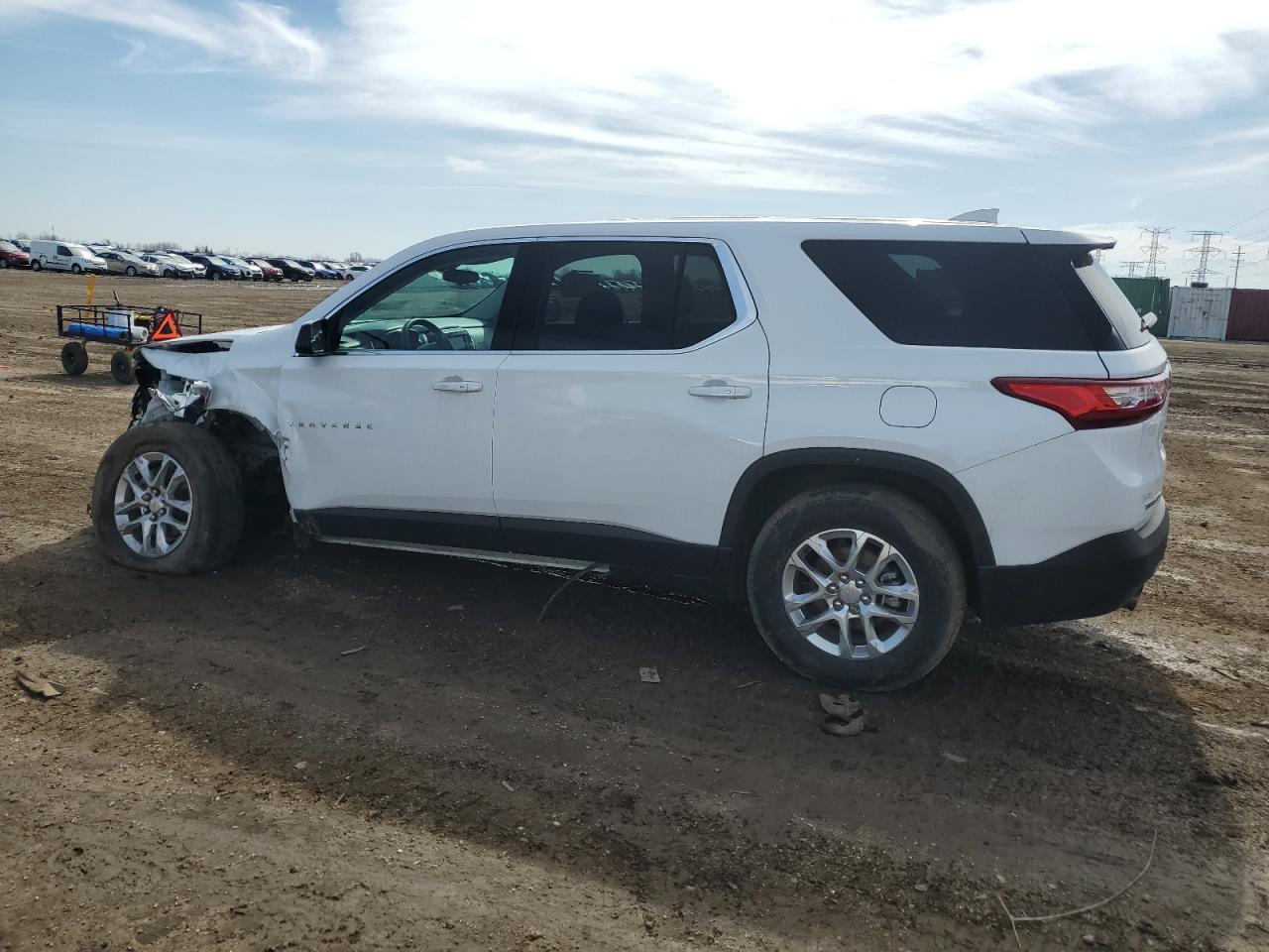2020 Chevrolet Traverse VIN 1GNERFKW0LJ307089 Copart auction photo, front end / undercarriage damage thumbnail 2