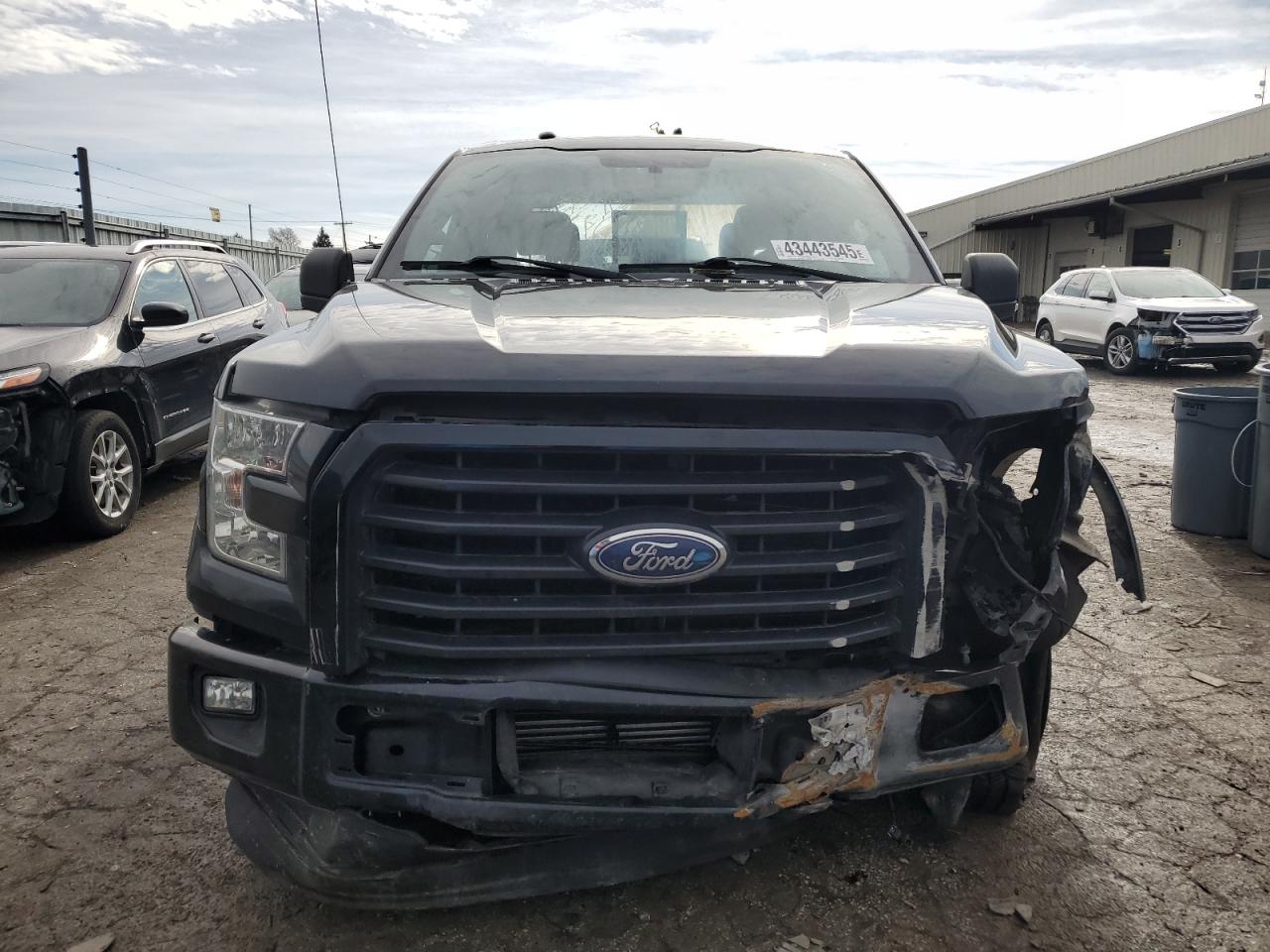 2016 Ford F-150 VIN 1FTEW1CG8GFD48008 Copart auction photo, front end / rear end damage thumbnail 5
