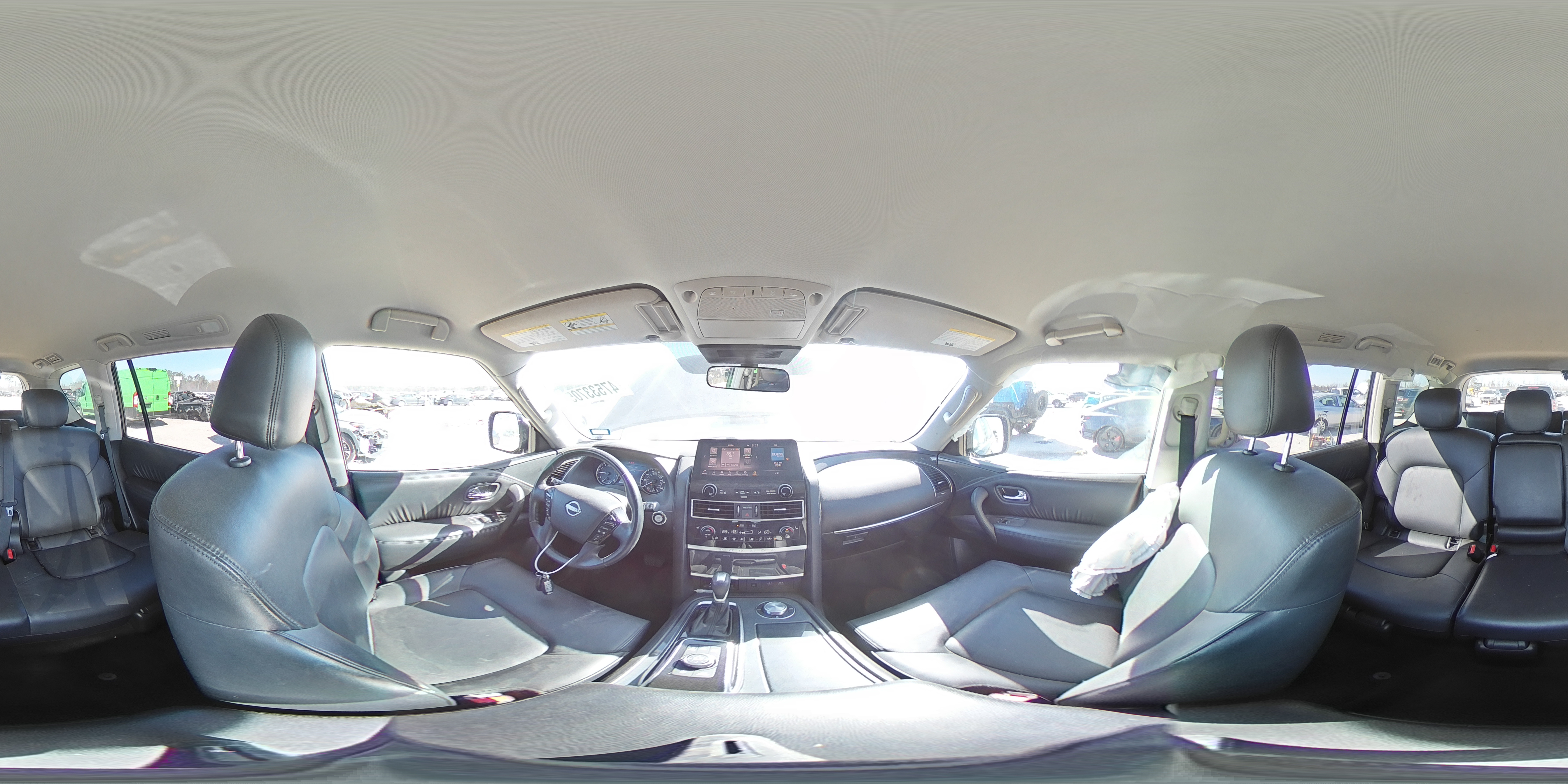2021 Nissan Armada VIN JN8AY2AD7M9661699 Copart auction photo, front end / side damage thumbnail 13