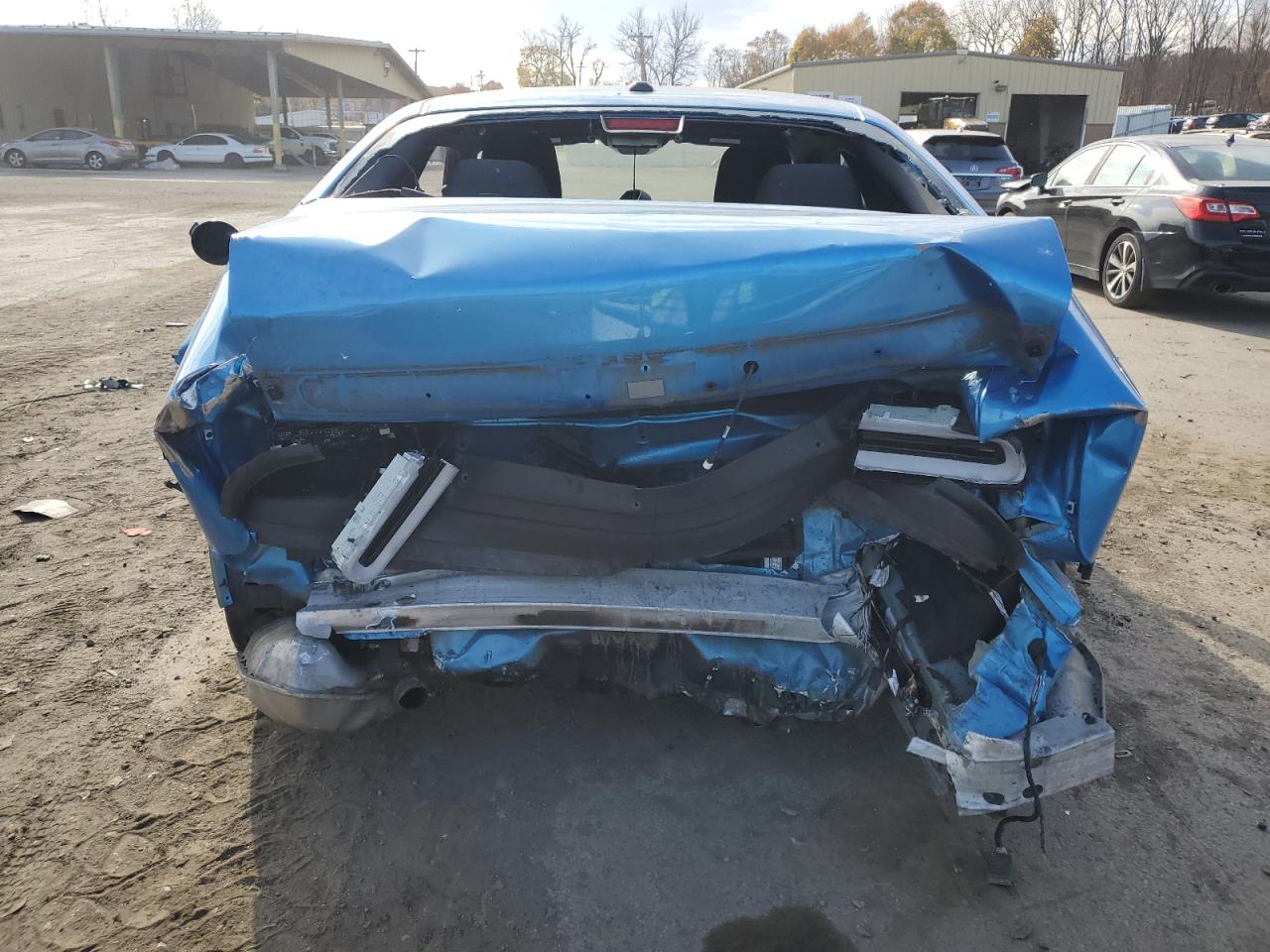2019 Dodge Challenger VIN 2C3CDZAG1KH593582 Copart auction photo, rear end damage thumbnail 6