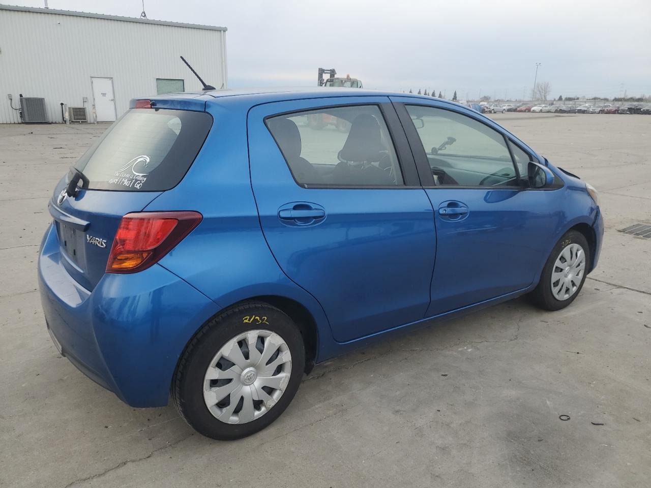 2015 Toyota Yaris VIN VNKKTUD35FA024588 Copart auction photo, front end damage thumbnail 3
