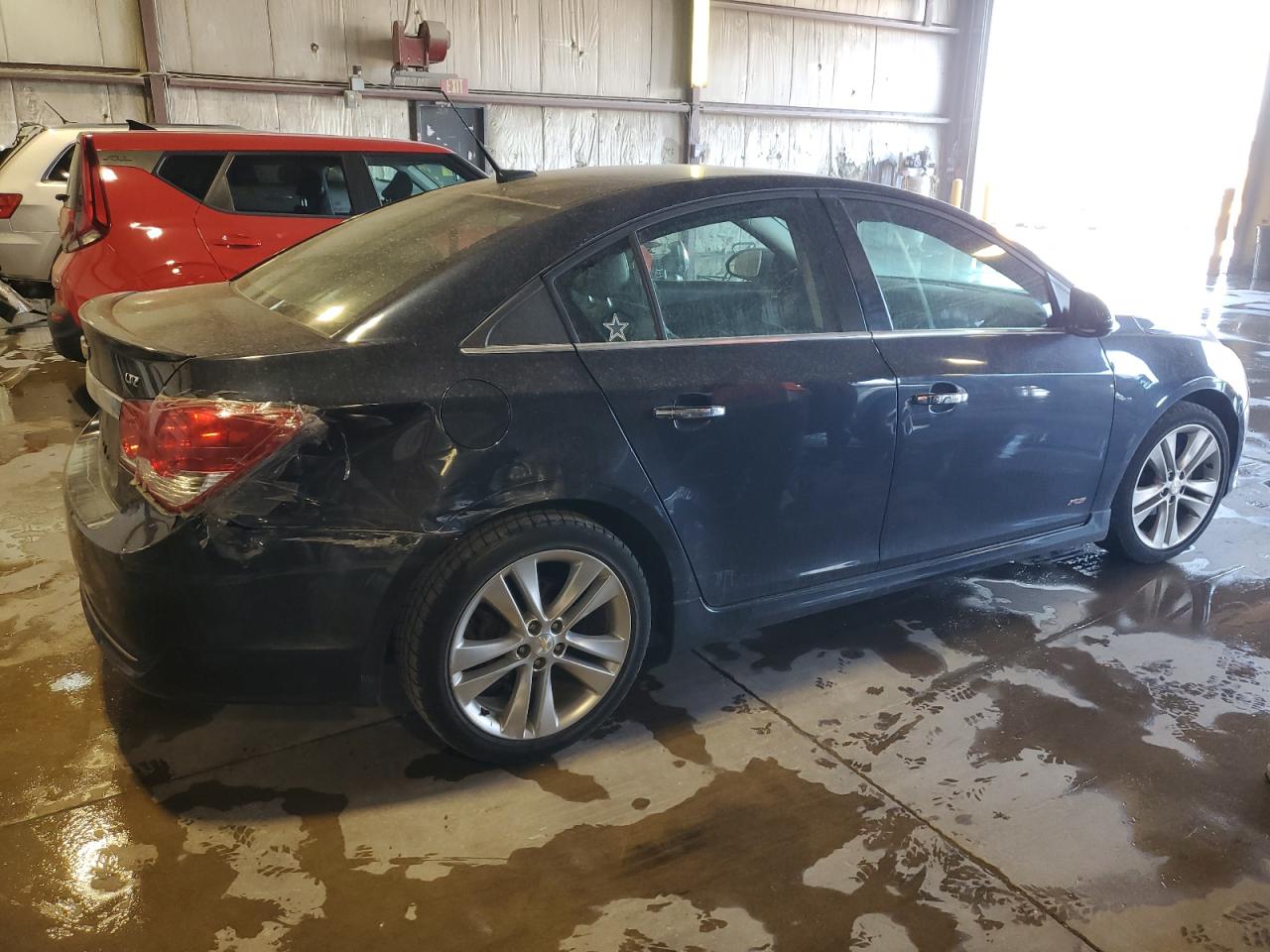 2014 Chevrolet Cruze VIN 1G1PG5SB2E7390791 Copart auction photo, rear end / minor dent/scratches damage thumbnail 3