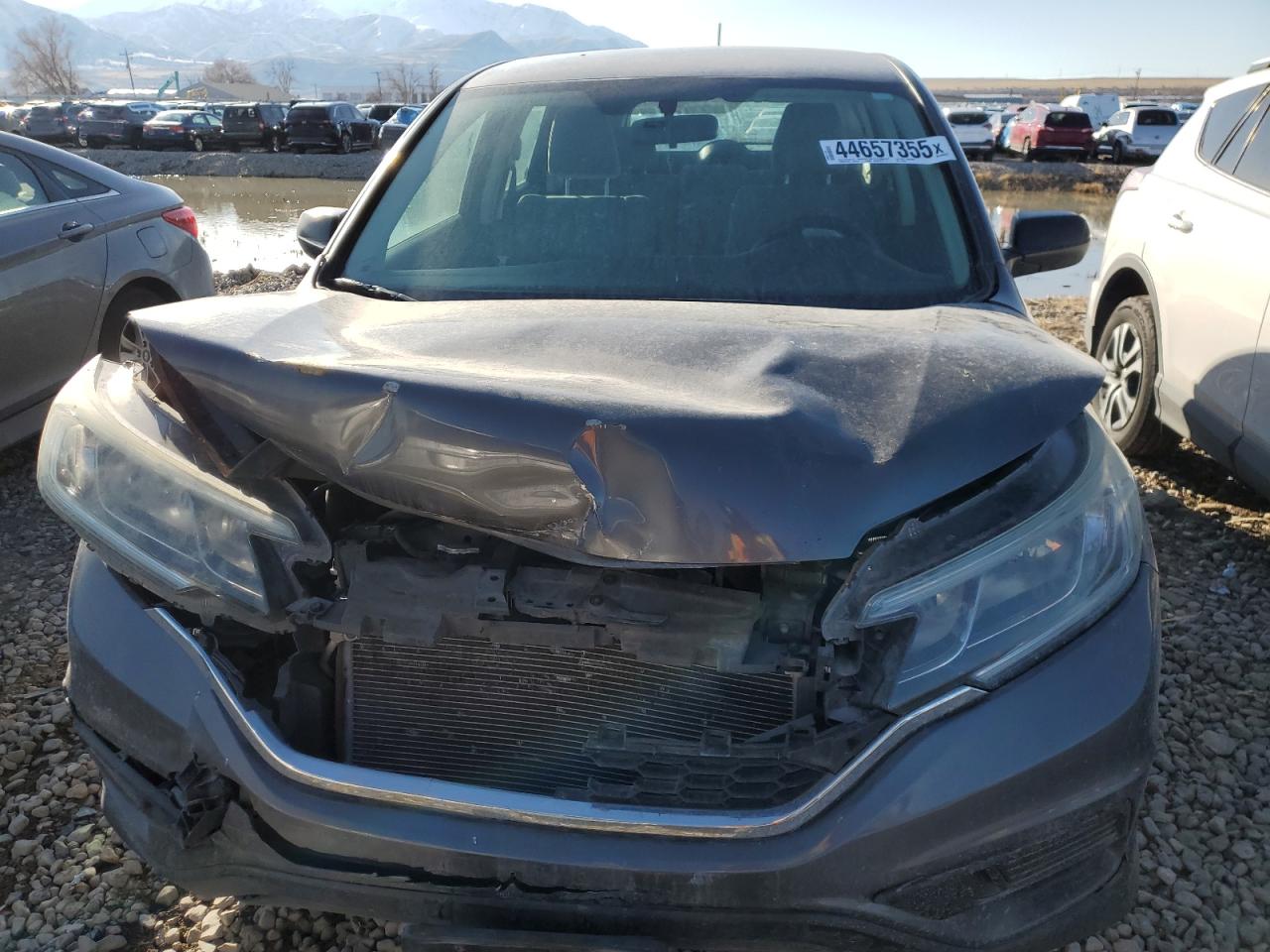 2015 Honda CR-V VIN 2HKRM4H33FH613453 Copart auction photo, front end damage thumbnail 5