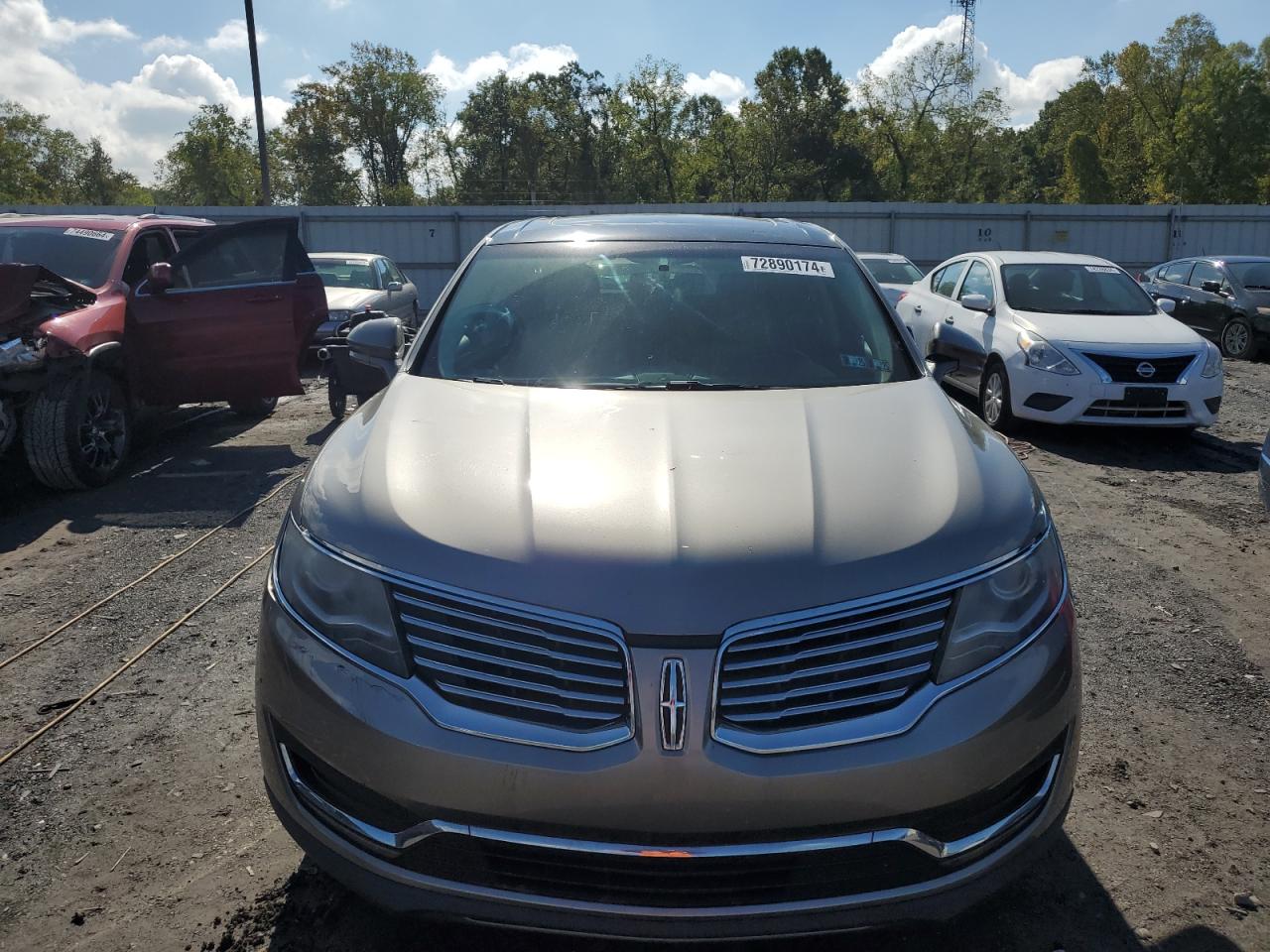2016 Lincoln MKX VIN 2LMTJ8LR8GBL36961 Copart auction photo, side damage thumbnail 5