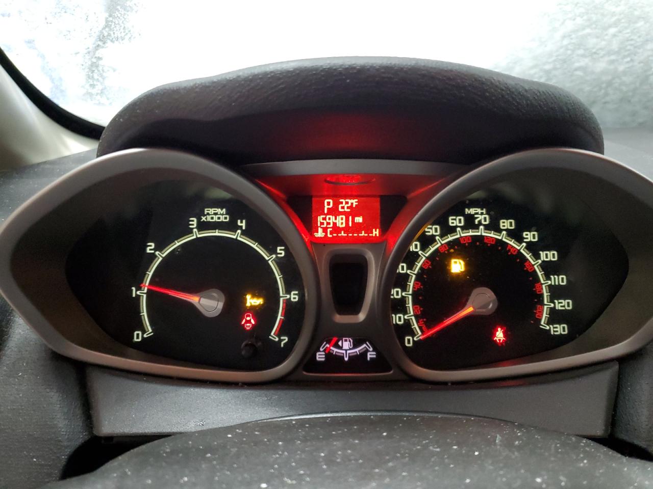 2013 Ford Fiesta VIN 3FADP4BJ7DM142641 Copart auction photo, rear end damage thumbnail 9