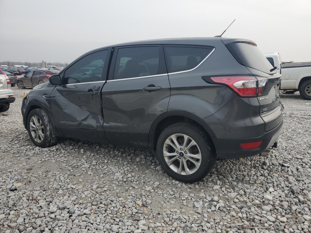 2017 Ford Escape VIN 1FMCU9GD3HUE44715 Copart auction photo, side / front end damage thumbnail 2